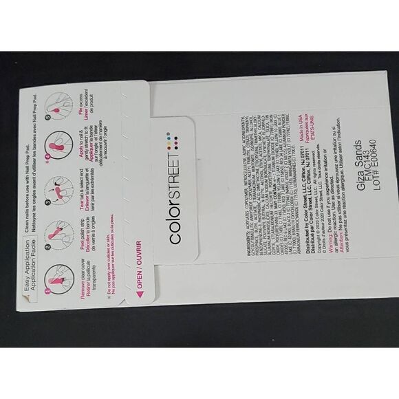 NEW IN PACKAGE COLOR STREET NAIL POLISH STRIPS - Picture 2 of 2